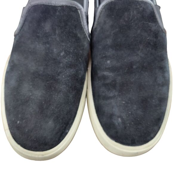 Vince Womens Shoes Size 8 38 Black Suede Slip On Loafers Comfort Shoes Sneakers - Picture 6 of 12